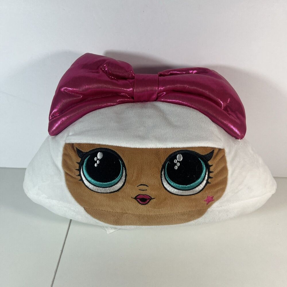 Girls LOL Surprise! Stuffed Animal One Size White Pink